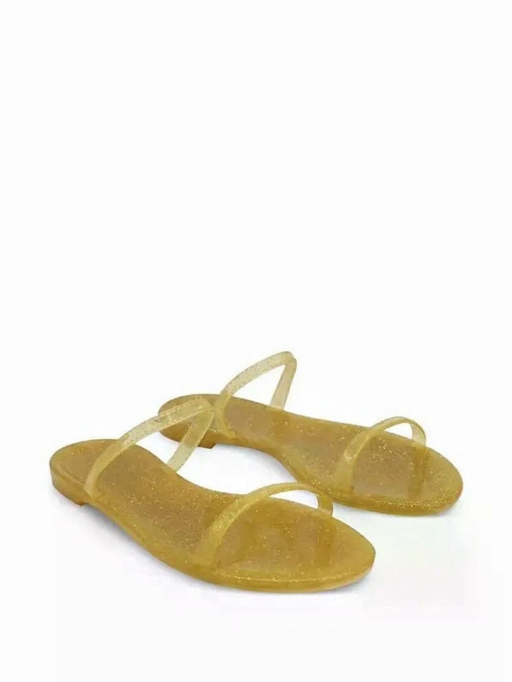 Stuart Weitzman Sawyer Jelly Slide Sandals Yellow EU 38.5 - New 🆕